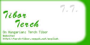 tibor terch business card